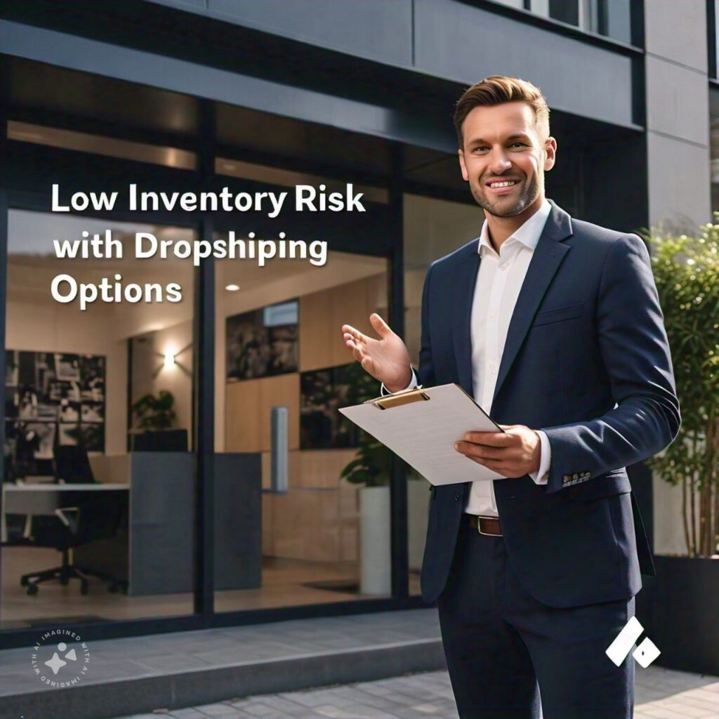 Low Inventory Risk with Dropshipping Options